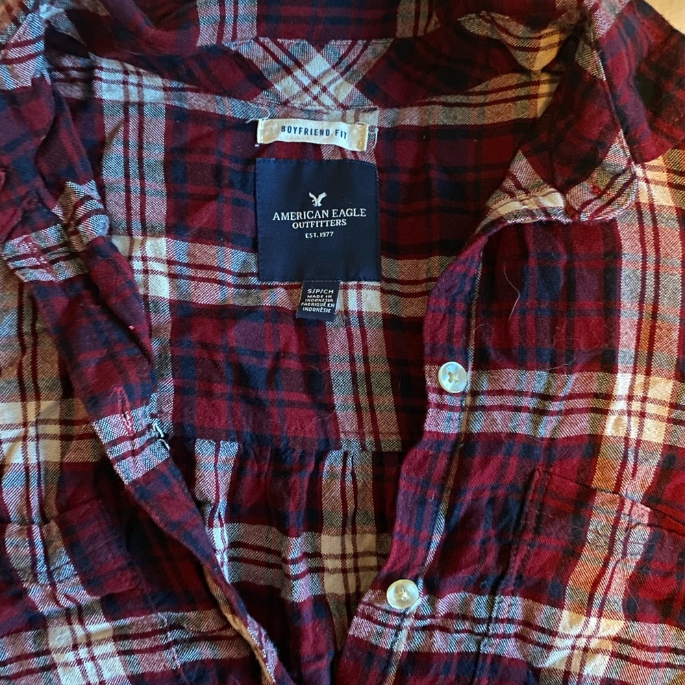 American‎ Eagle Boyfriend Fit Flannel - Picture 3 of 3